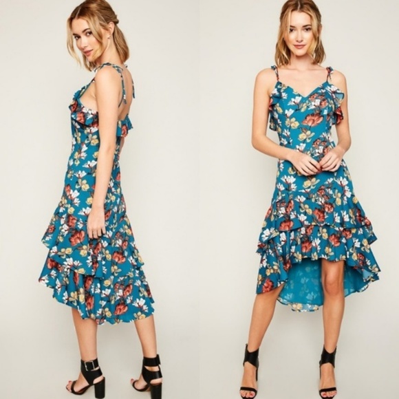 Floral Midi Dress - Picture 3 of 4